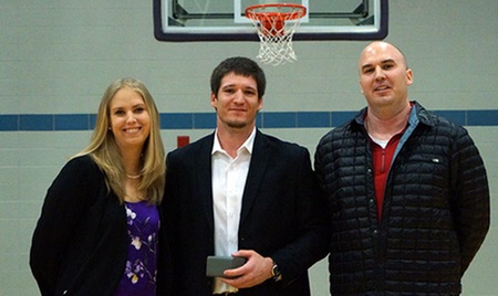 Brian Fogerty officially inducted into the Fontbonne Hall of Fame