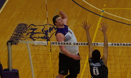 Dominican sweeps men's volleyball Saturday morning
