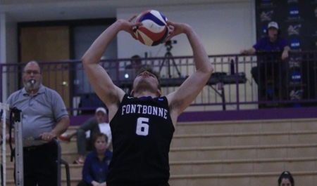 Men’s Volleyball Defeated by IWU on the Road