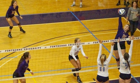 Griffins Downed In Four Sets Against Principia