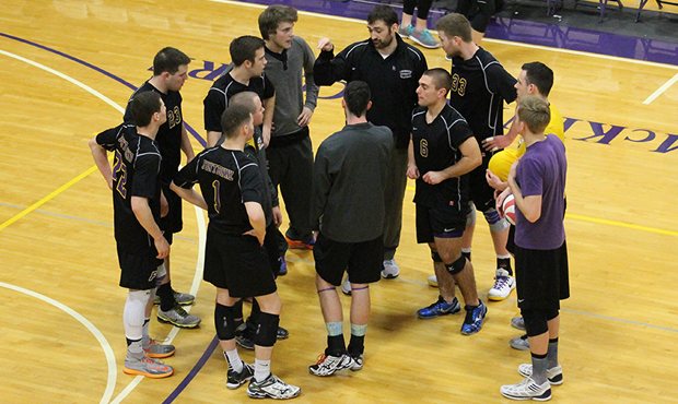 Men's Volleyball opens road games with two losses