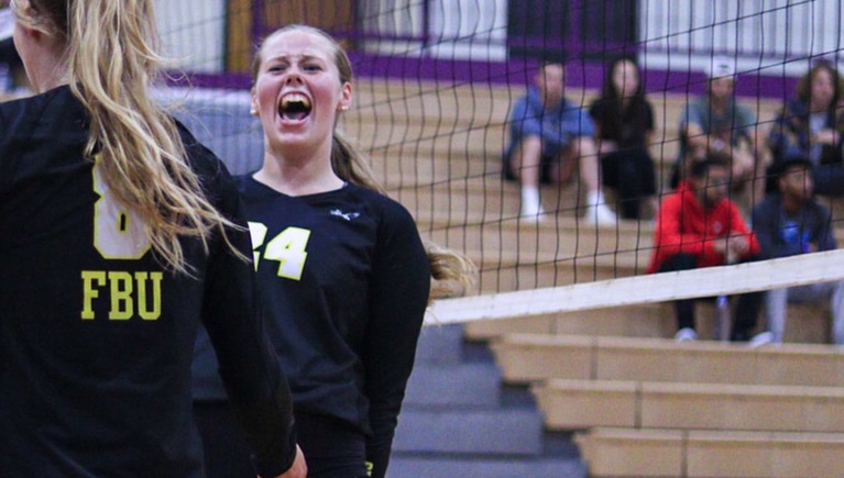 Fontbonne Volleyball Swept Principia