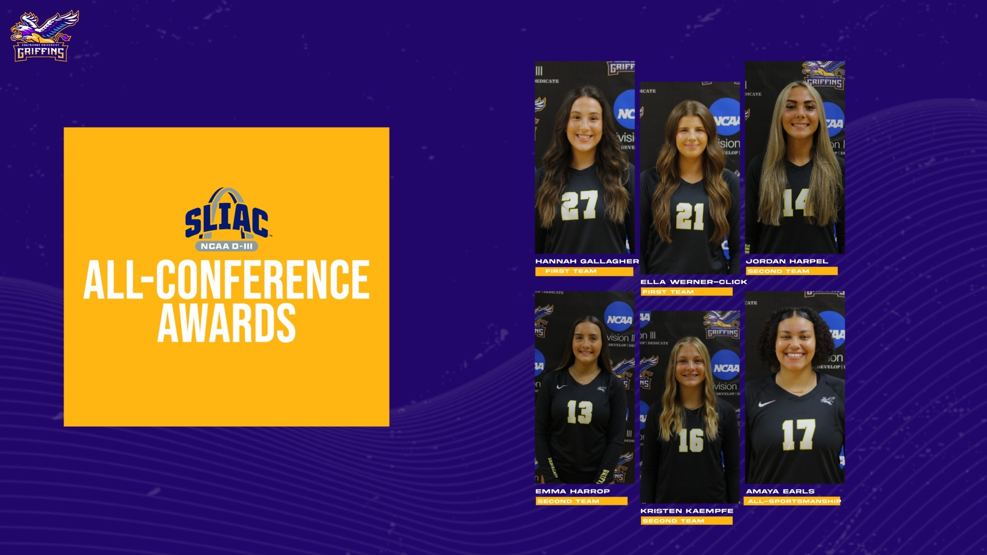 Six Griffins Recognized as SLIAC All-Conference Thumbnail