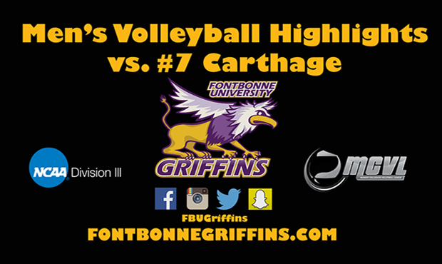 Men's Volleyball Highlights vs. #7 Carthage