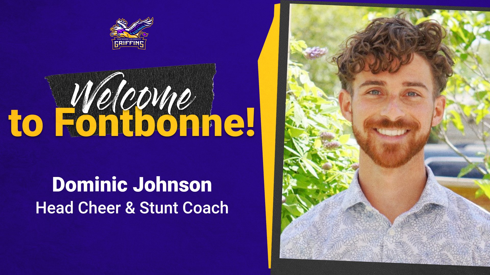 Dominic Johnson Announced as Next Cheer and Stunt Head Coach Thumbnail